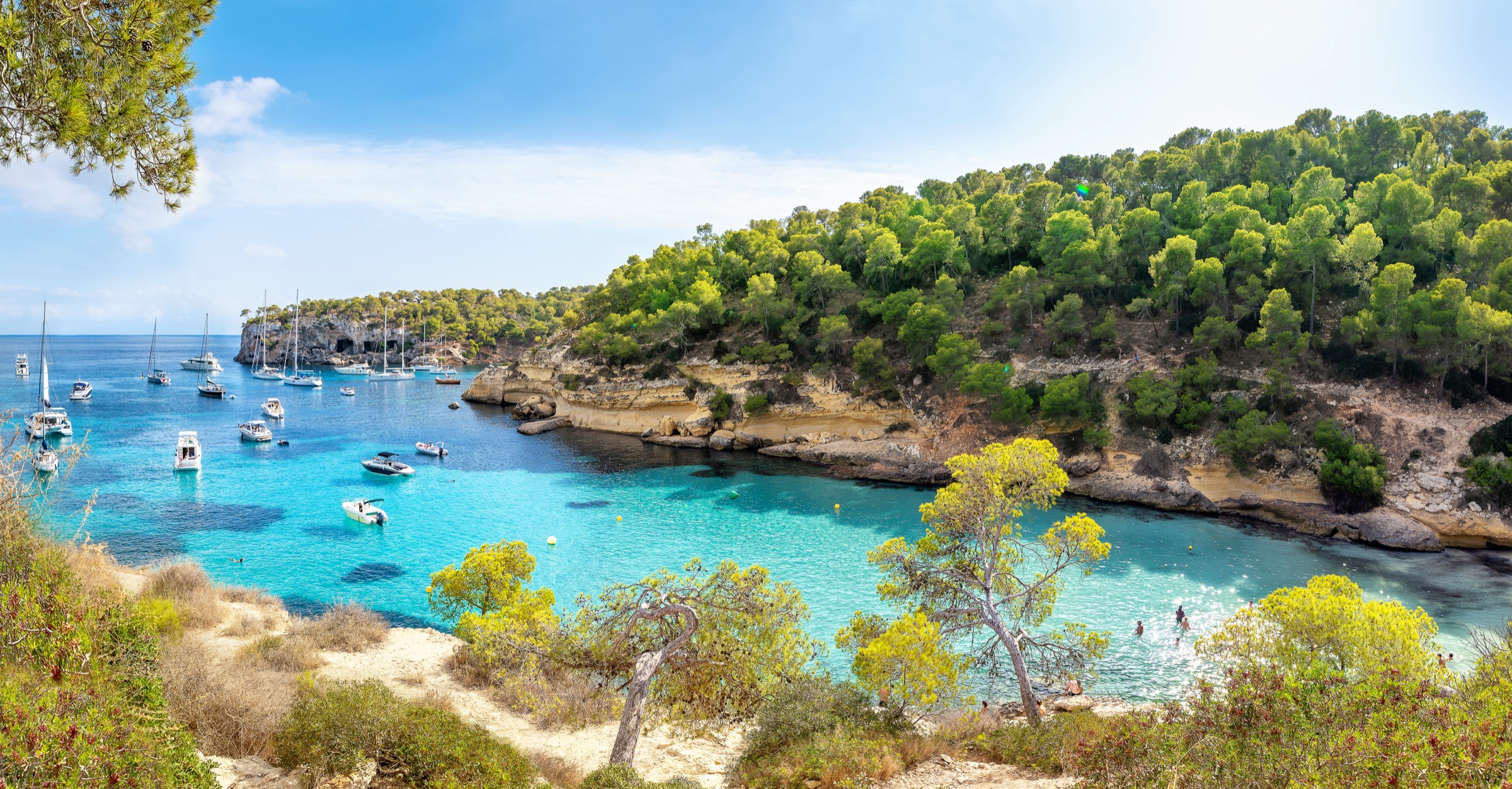 Cala on the north coast of Mallorca