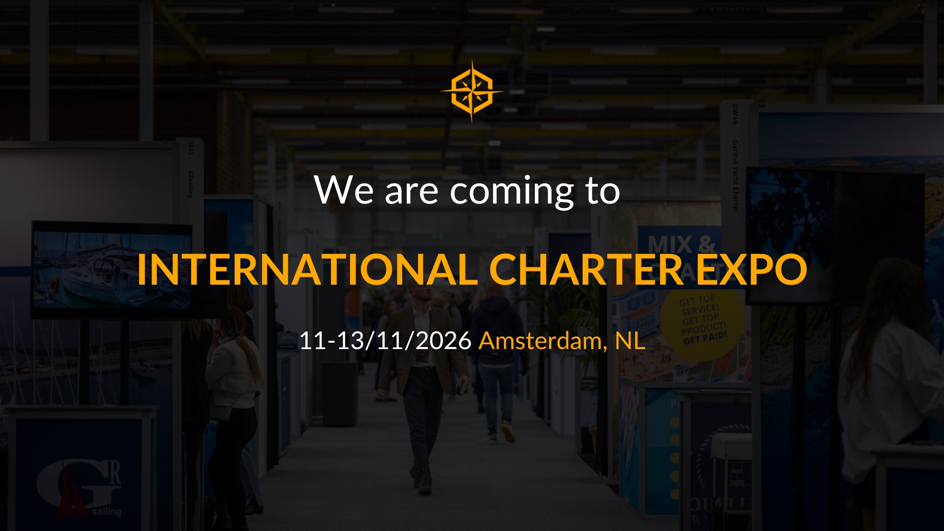 We are coming to the International Charter Expo, 11–13 November 2026, Amsterdam